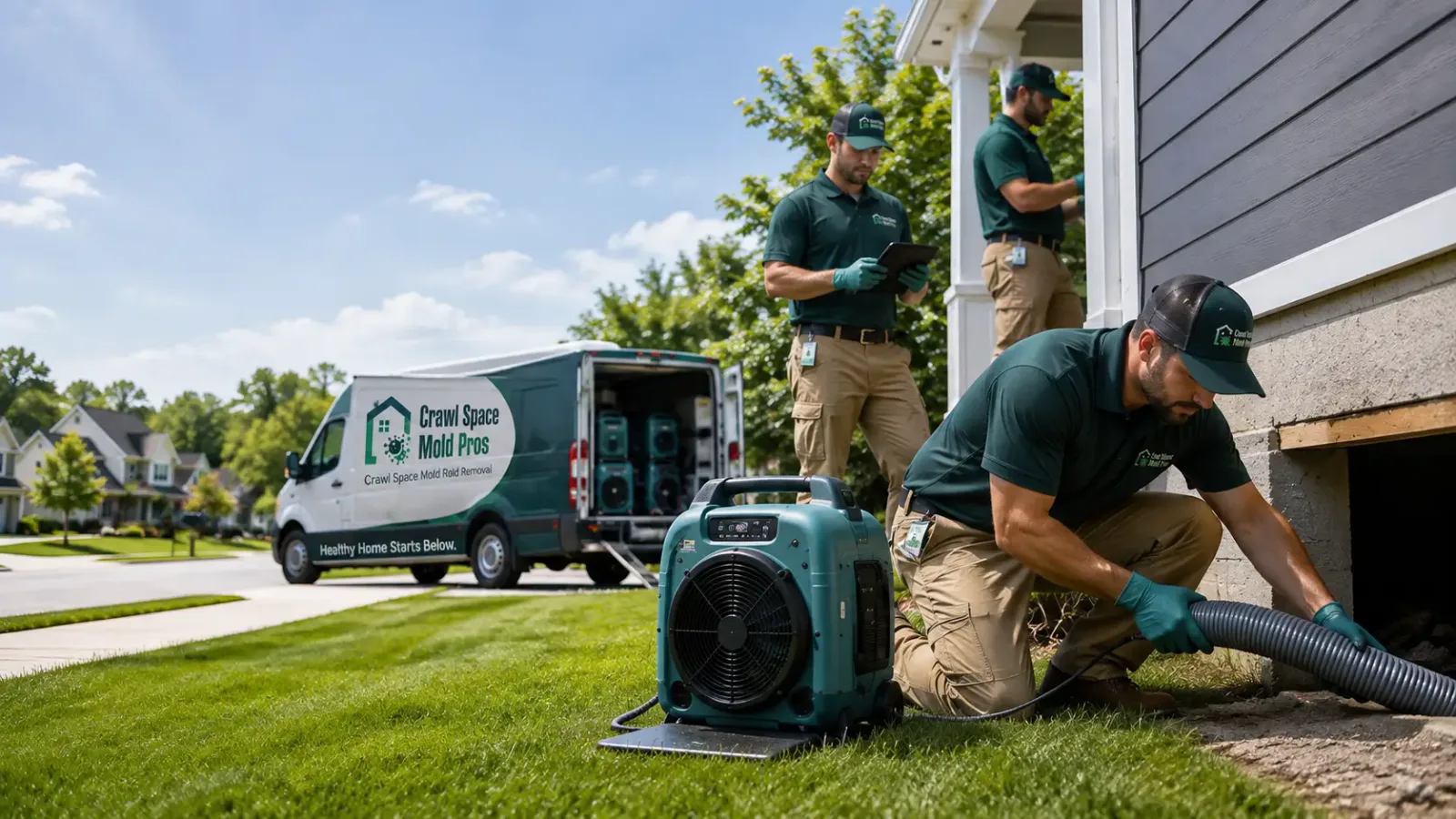 Crawl Space Mold Removal in Jordan, MN